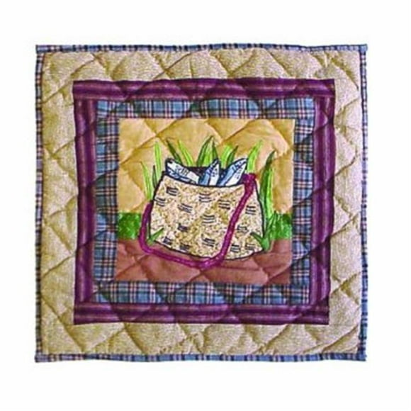 Patch Magic Denim Burst Toss Pillow 16-Inch by 16-Inch Patch Magic Denim Burst Toss Pillow 16-Inch by 16-Inch